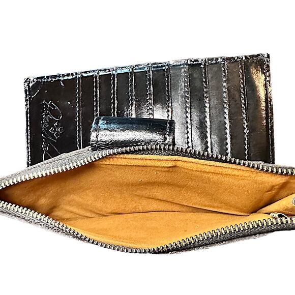 Patricia Nash Benvenuto Leather Tote w/ Marene Floret Leather Twist Lock Wallet - Picture 11 of 12